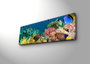 Wallity Lienzo Decorativo Iluminado con LEDs 30x90 cm Multicolor